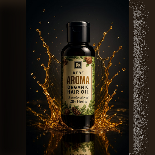 Rebe Aroma Organic Hair Oil Combination Of 20+ Herbs 200ML