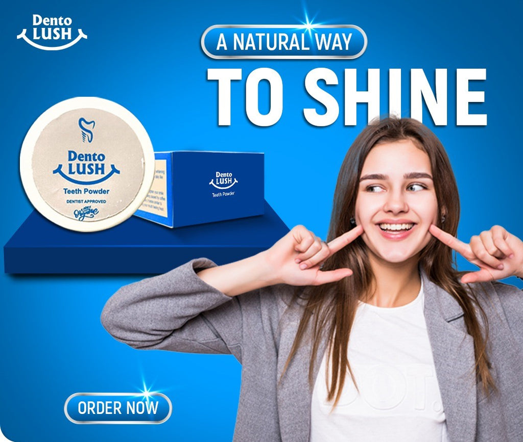 Dento Lush Herbal Tooth Powder + Teeth Whitenerwr