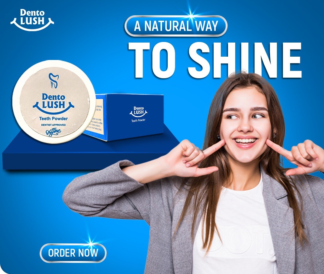 Dento Lush Herbal Tooth Powder + Teeth Whitenerwr