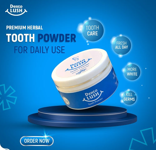 Dento Lush Herbal Tooth Powder + Teeth Whitenerwr