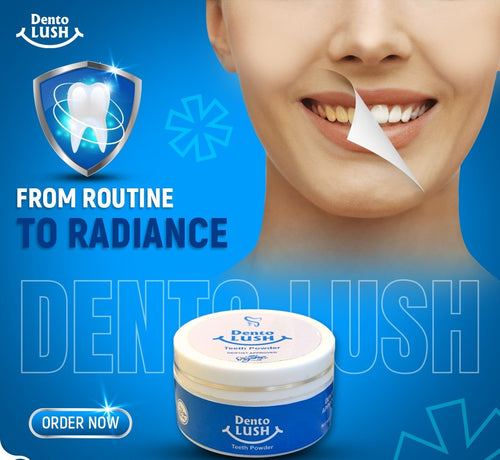 Dento Lush Herbal Tooth Powder + Teeth Whitenerwr